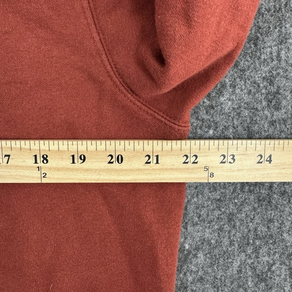 The North Face Men's M Hoodie Red Back Box Logo Never Stop Exploring Pullover